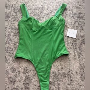 Green women’s bodysuit size medium